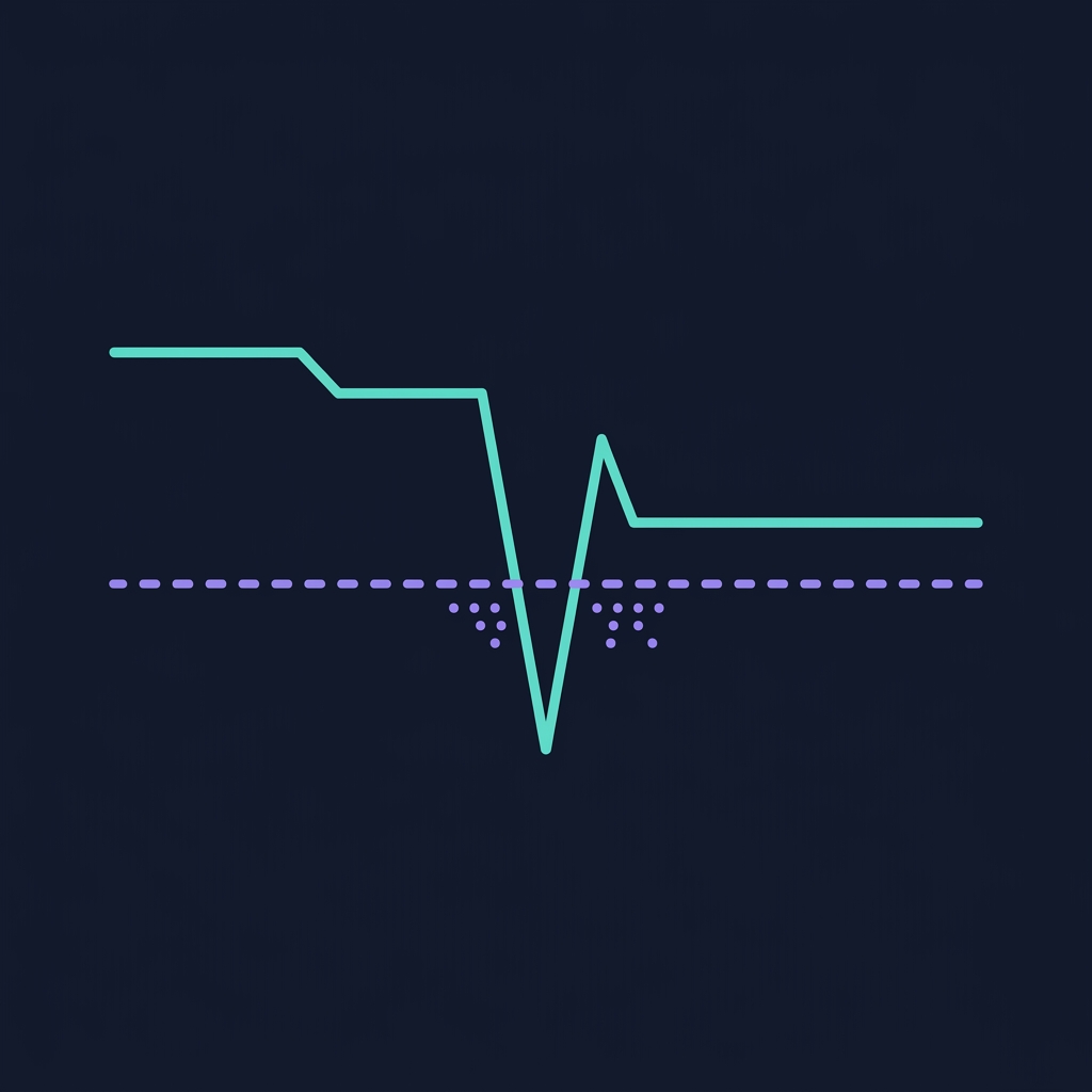 Liquidity Sweeps infographic showing price dipping below support to grab stop losses then reversing sharply upward
