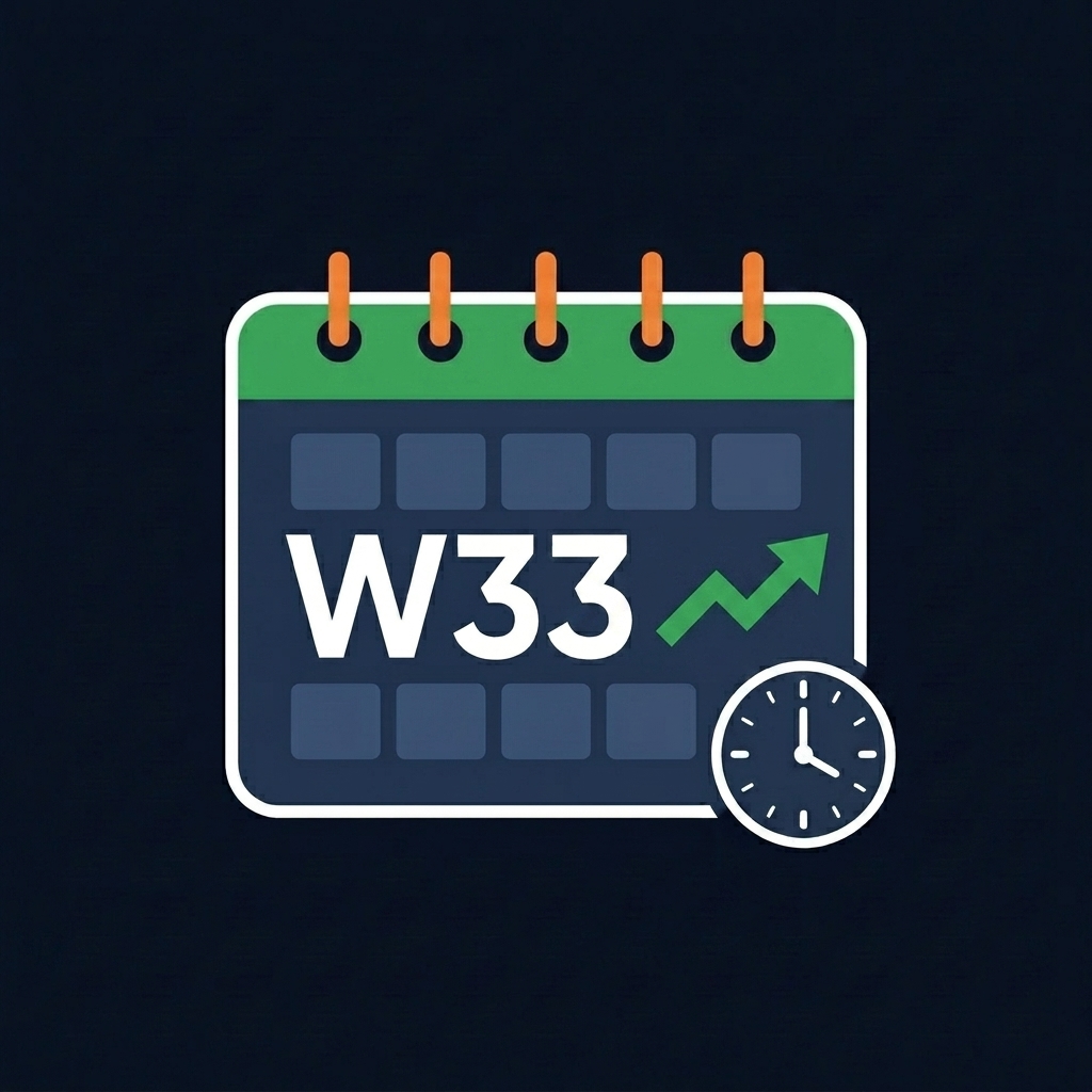 Weekly Crypto Market Analysis: August 2026 Week 33 — BTC Compresses to Tightest Range Since Inception as Bollinger Squeeze Reaches 2009-Era Lows