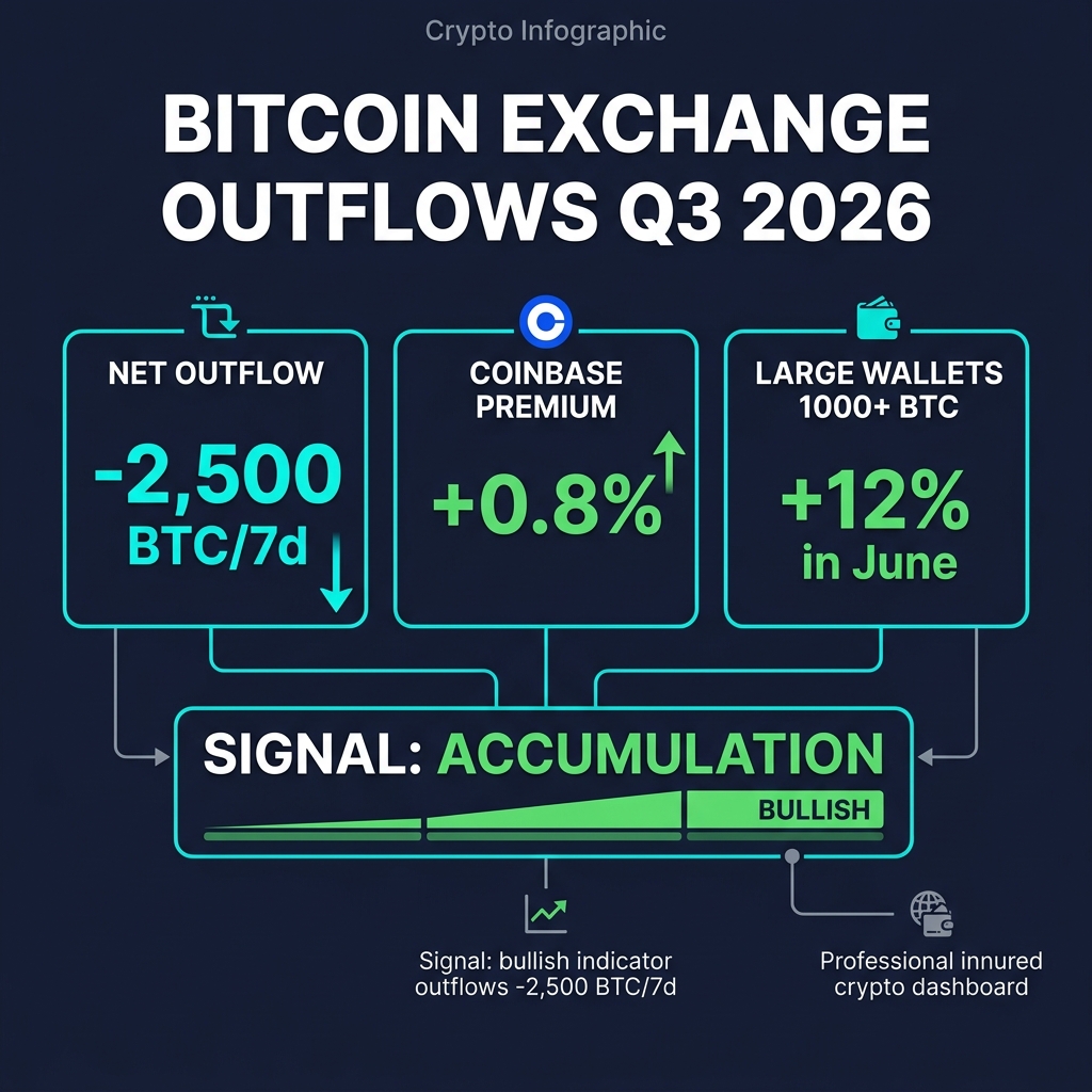 Bitcoin Exchange Outflows Q3 2026