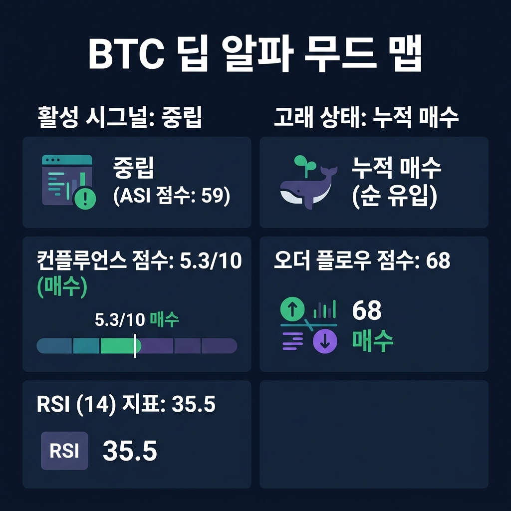 BTC 딥 알파 무드 맵