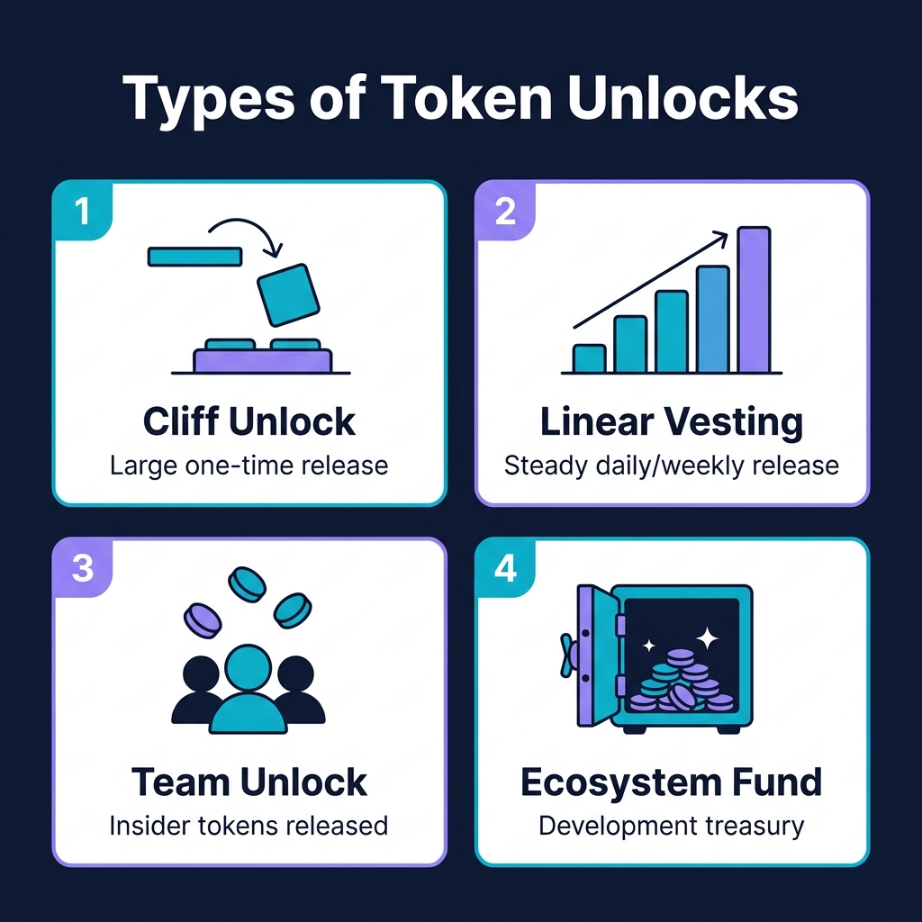 Types of Token Unlocks
