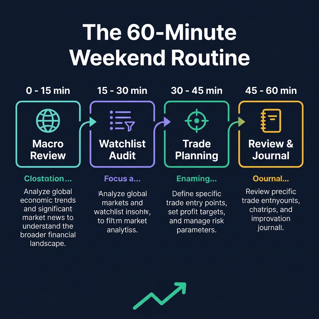 Complete 60-minute weekend routine breakdown