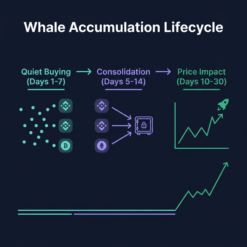Whale accumulation lifecycle phases