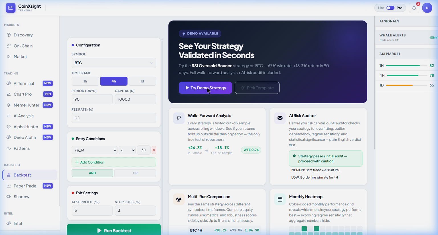 Backtest Ui AI Backtest Engine: Validate Your Strategies Before Risking Real Capital