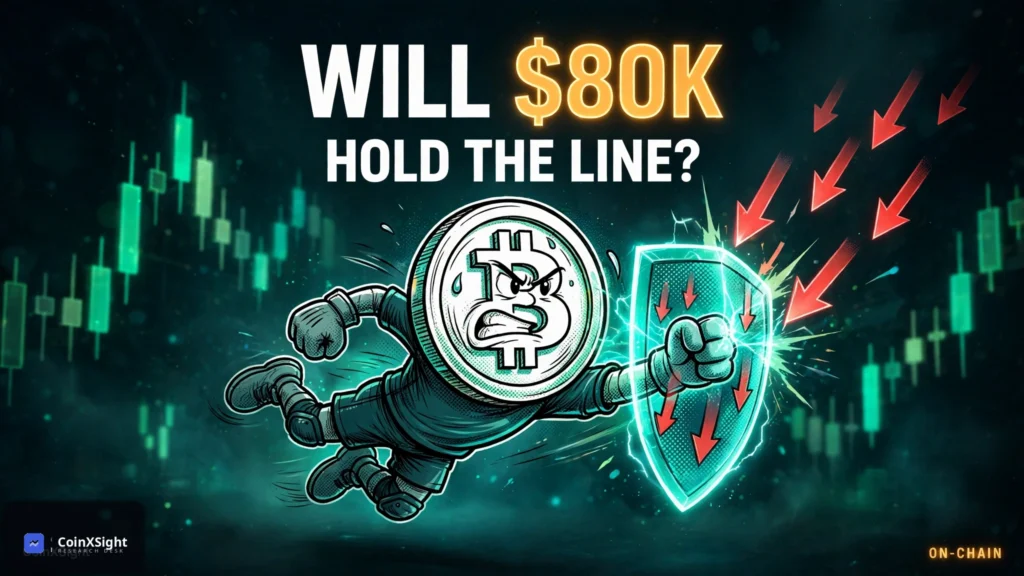 Will 80K Hold The Line Bitcoin On-Chain Defense Shield