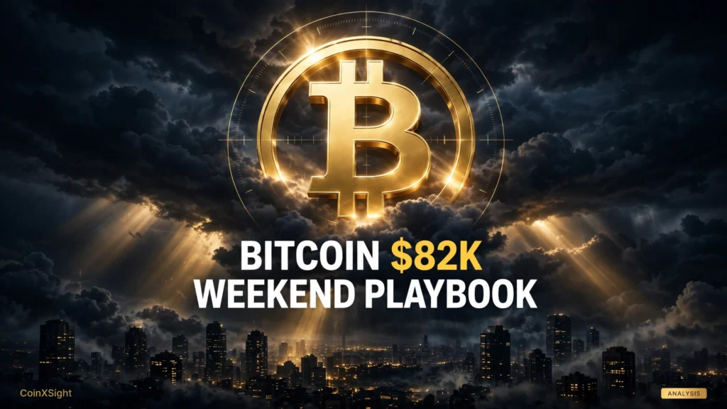 Bitcoin 82K Weekend Playbook FOMC 11 Days Out Cover